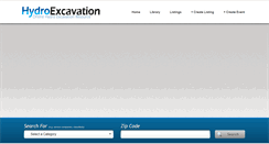 Desktop Screenshot of hydroexcavation.com